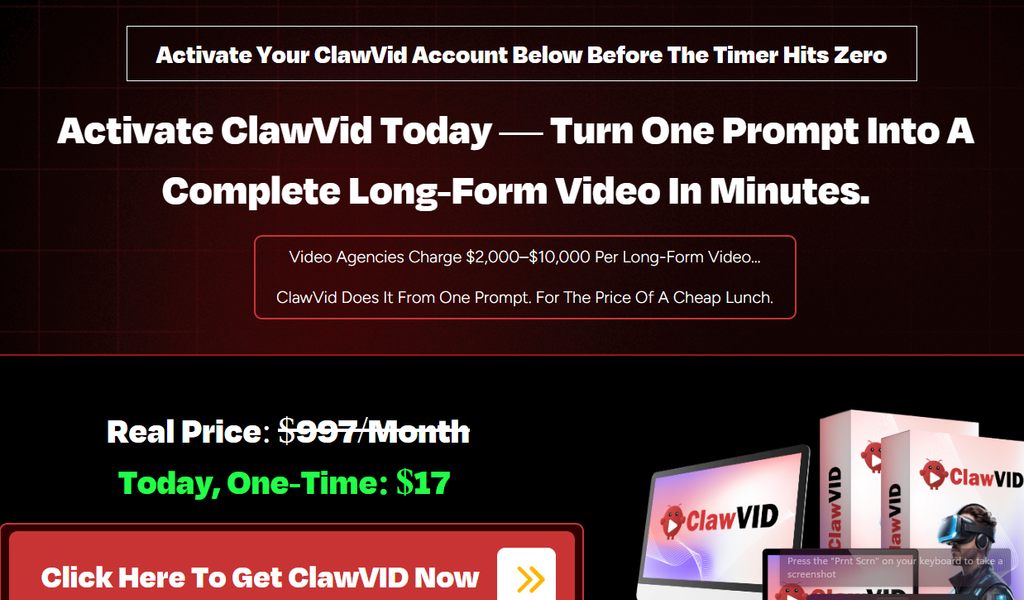 ClawVID AI video creation software