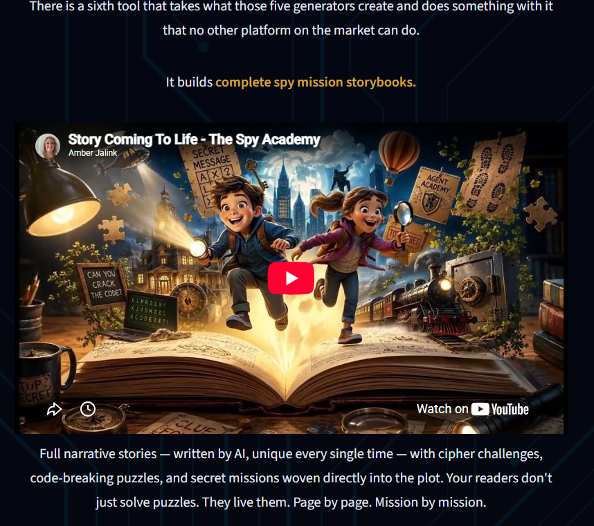 Spy Academy Powered by Activity Book Generator